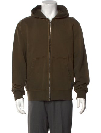 Sandro V-Neck Long Sleeve Hoodie