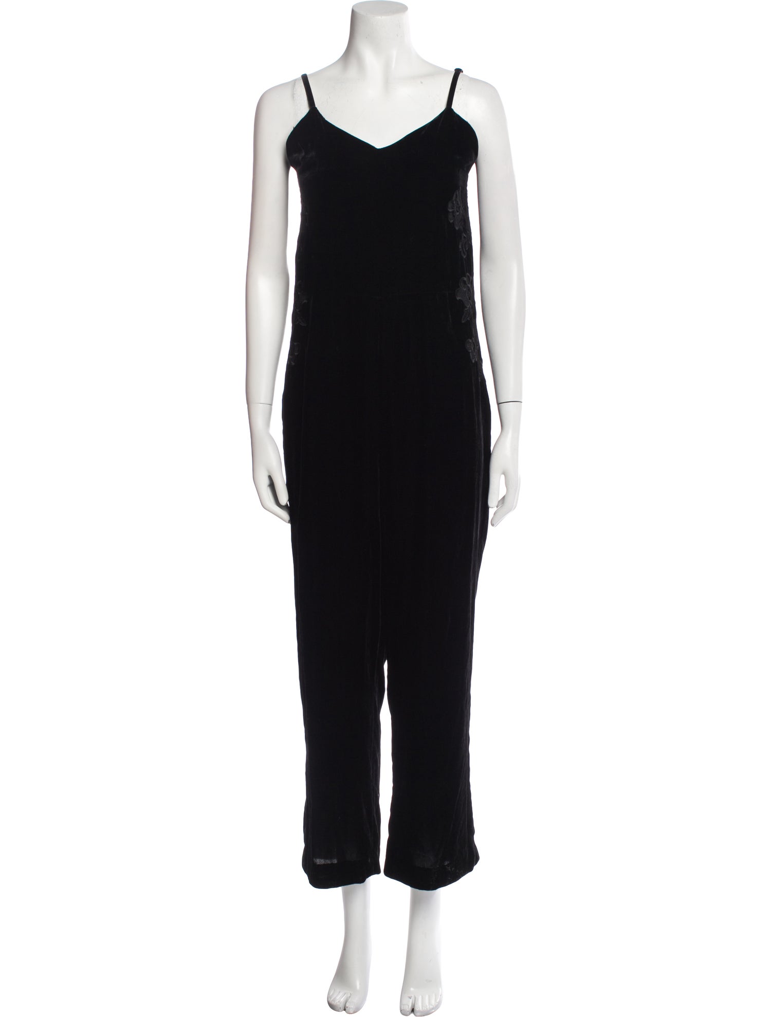 Sandro V-Neck Jumpsuit