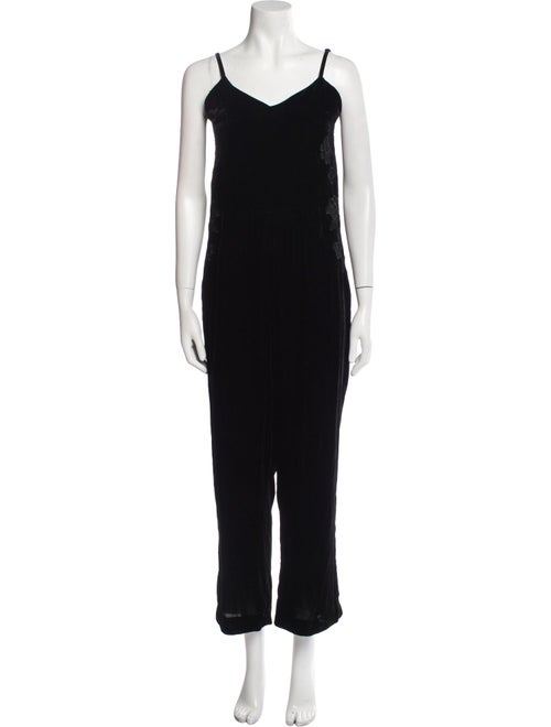 Sandro V-Neck Jumpsuit