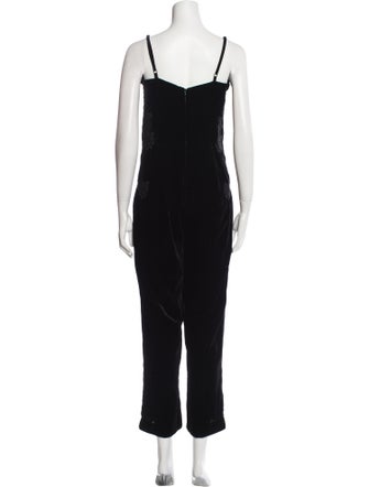 Sandro V-Neck Jumpsuit