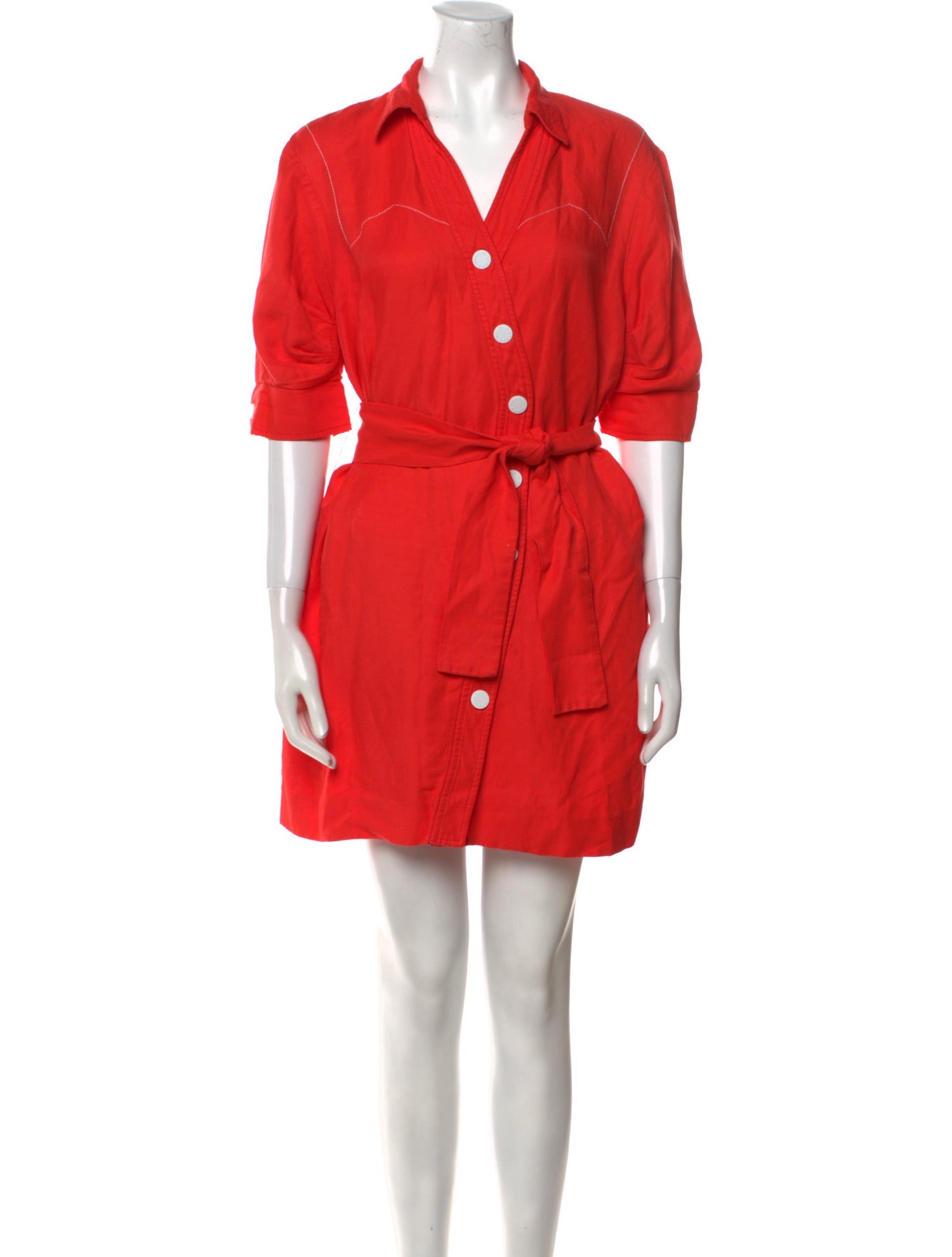 Sandro Linen Mini Dress