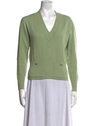 Sandro Wool V-Neck Sweater