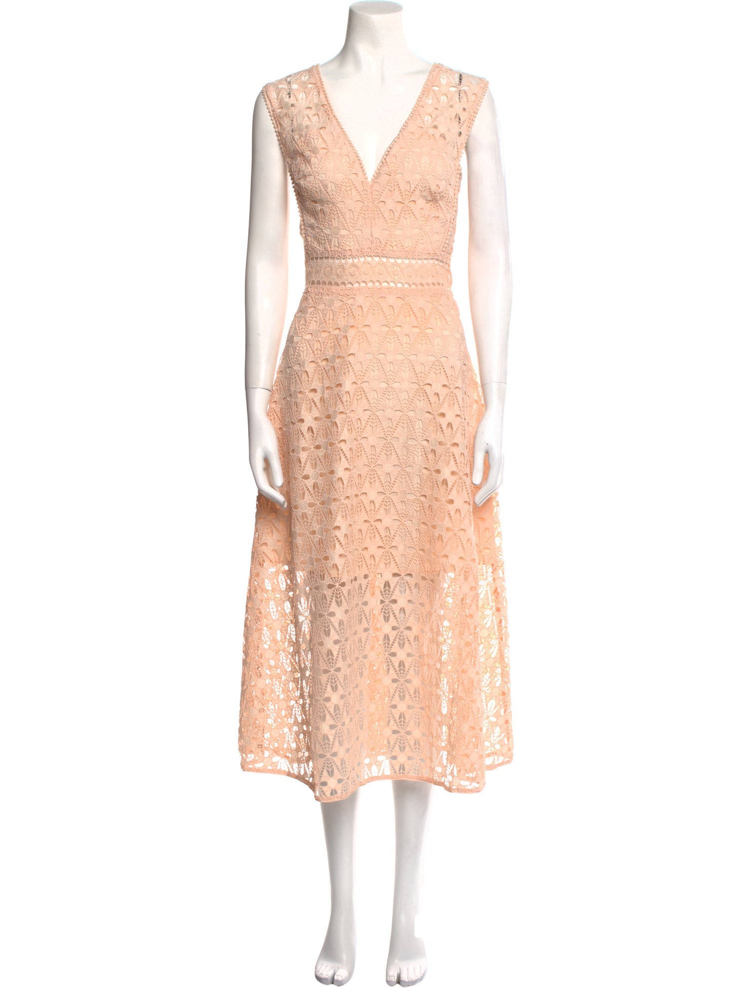 Sandro V-Neck Long Dress w/ Tags