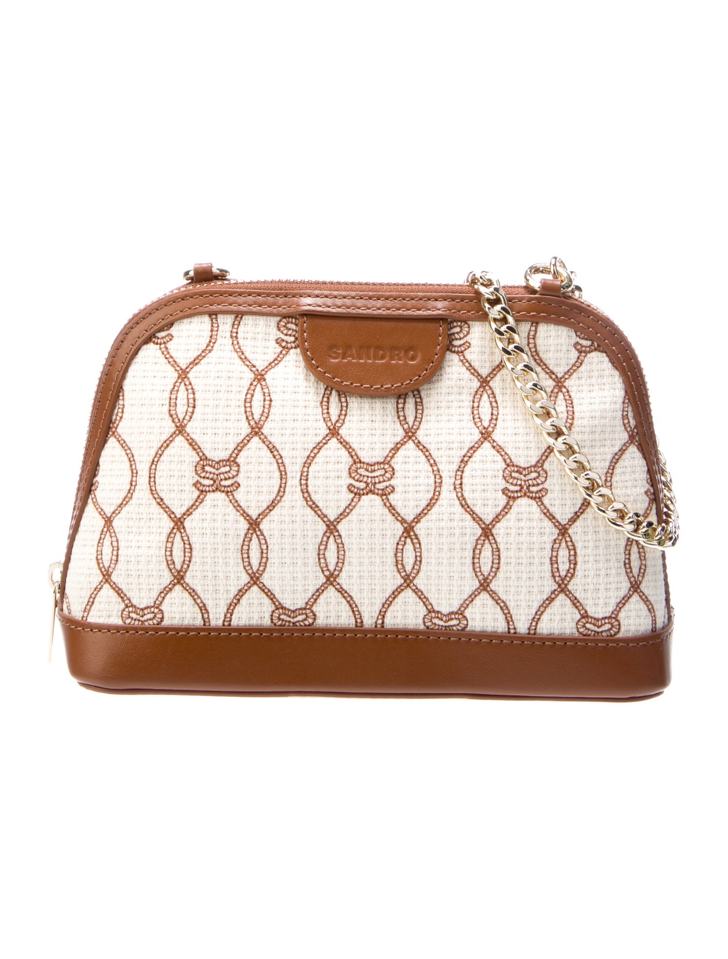 Sandro Canvas Evening Bag