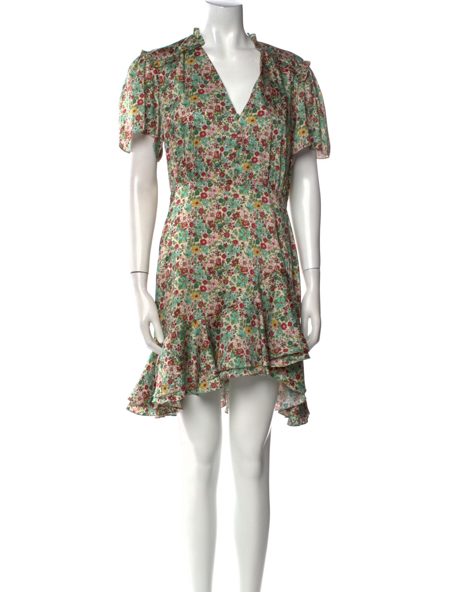 Sandro Floral Print Mini Dress w/ Tags