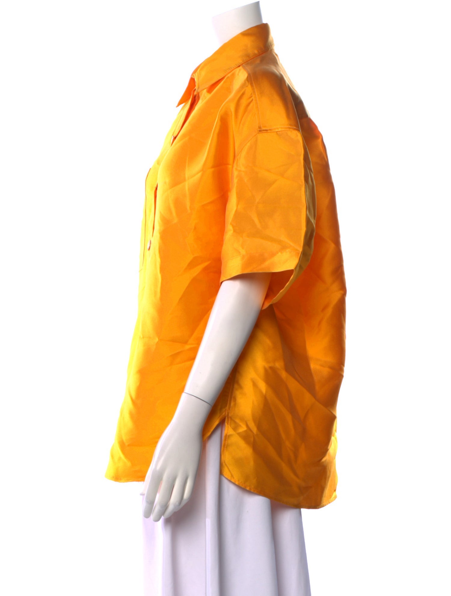 Sandro Short Sleeve Button-Up Top