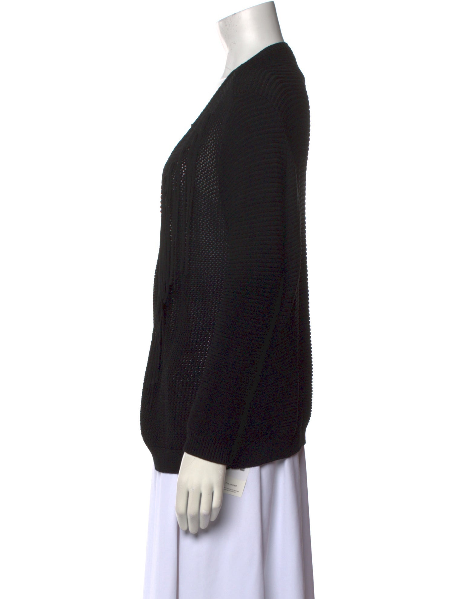 Sandro Plunge Neckline Sweater