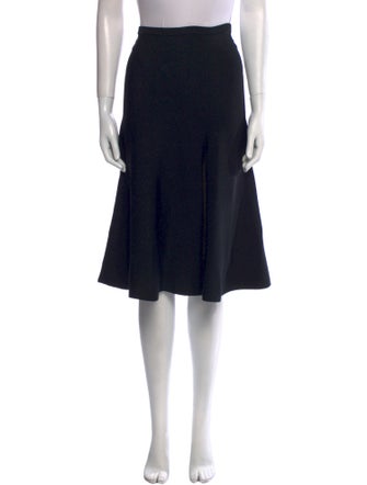 Sandro Ruffle Embellishment Knee-Length Skirt