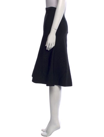 Sandro Ruffle Embellishment Knee-Length Skirt