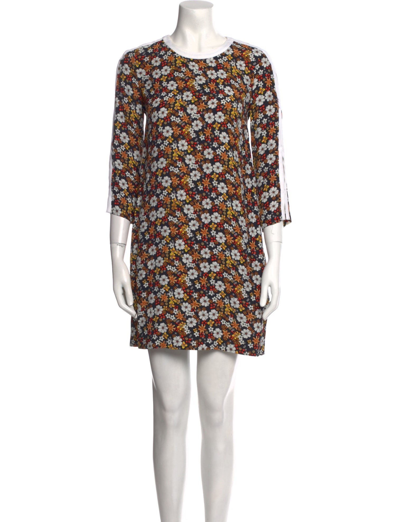 Sandro Floral Print Mini Dress