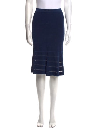 Sandro Printed Knee-Length Skirt