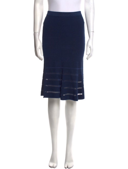 Sandro Printed Knee-Length Skirt