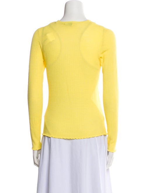 Sandro Mock Neck Long Sleeve Top