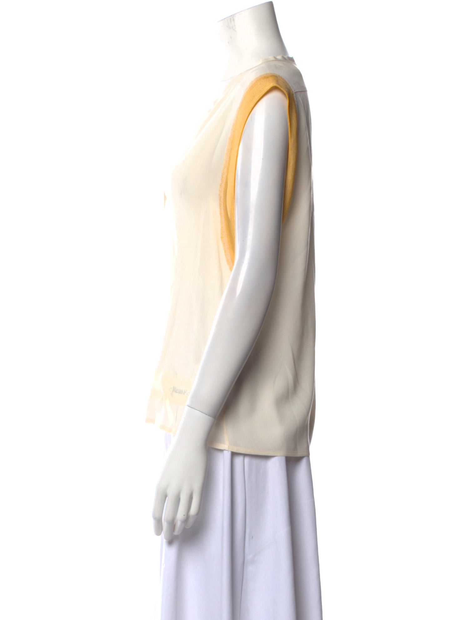 Sandro Silk V-Neck Blouse