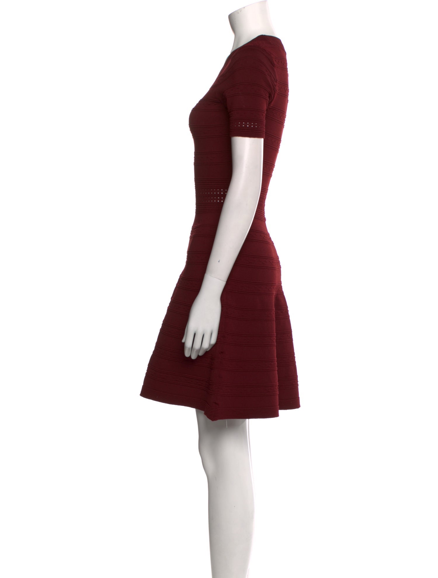 Sandro Crew Neck Mini Dress