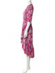 Sandro Floral Print Long Dress
