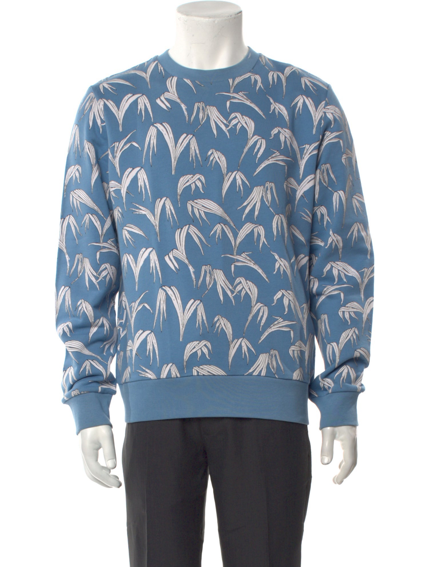 Sandro Printed Crew Neck Sweatshirt