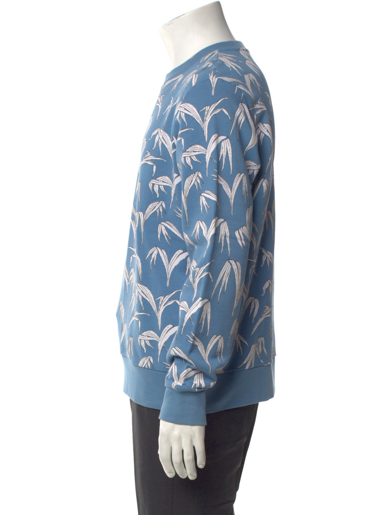 Sandro Printed Crew Neck Sweatshirt