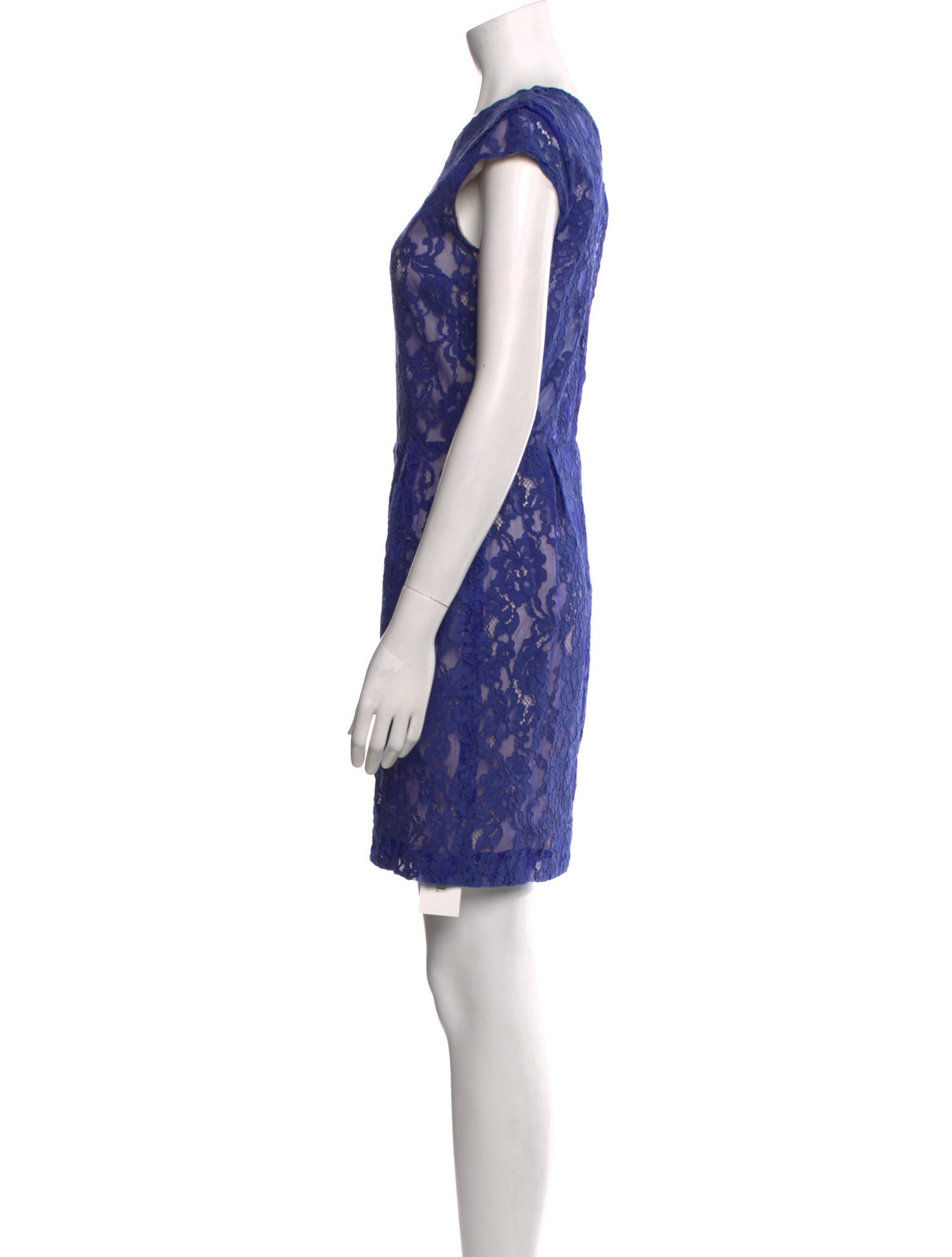 Sandro Lace Pattern Mini Dress