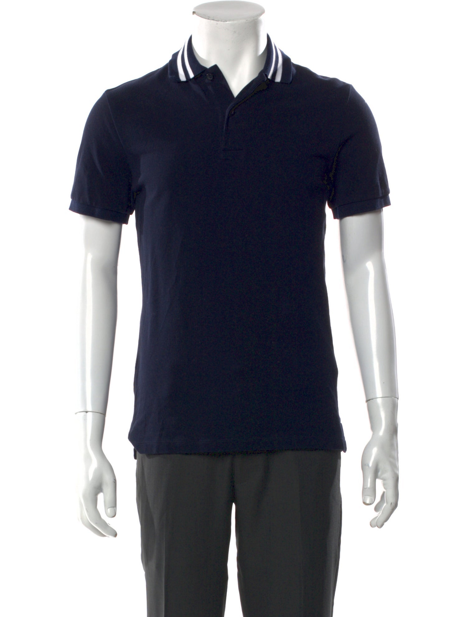 Sandro Collar Short Sleeve Polo Shirt
