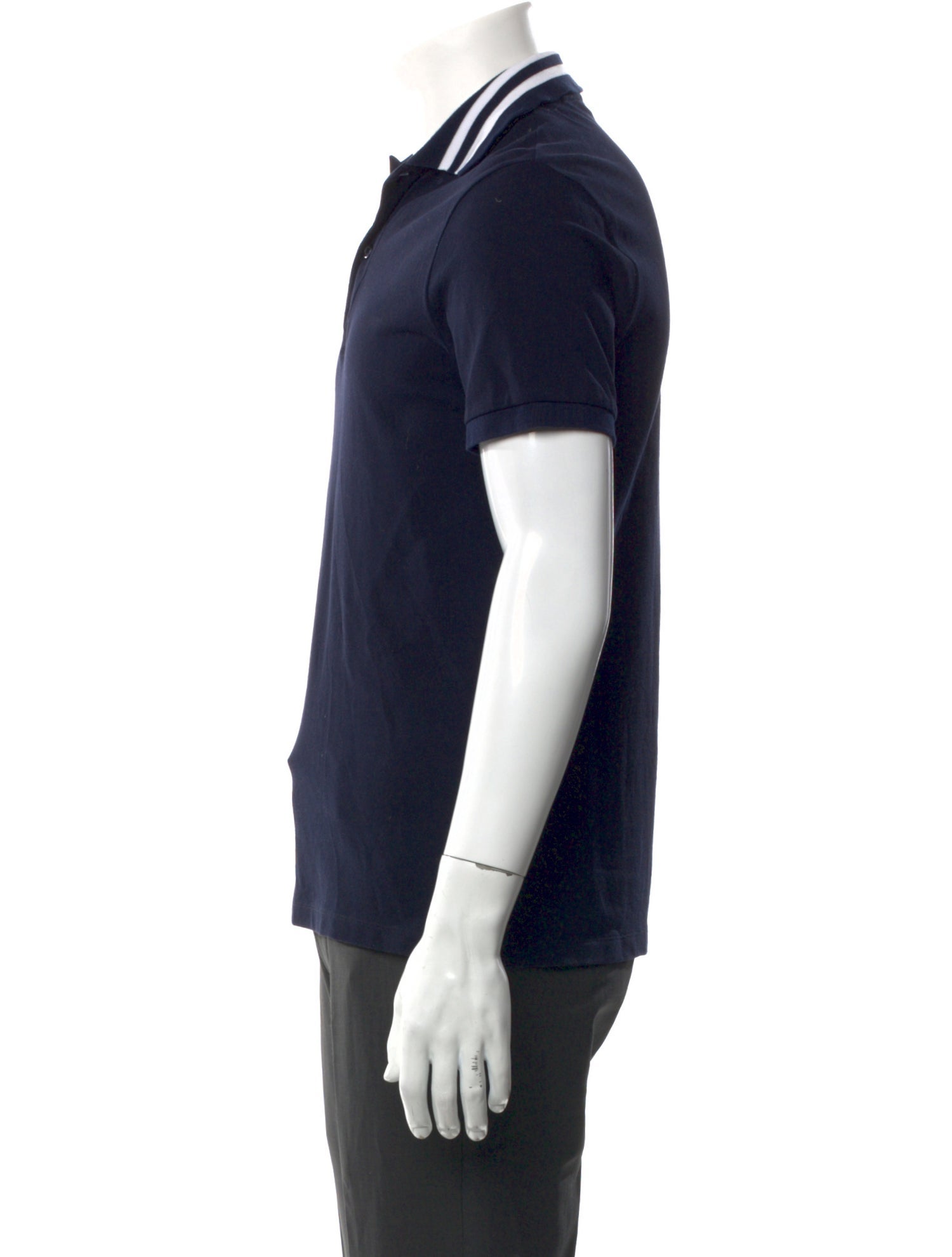 Sandro Collar Short Sleeve Polo Shirt