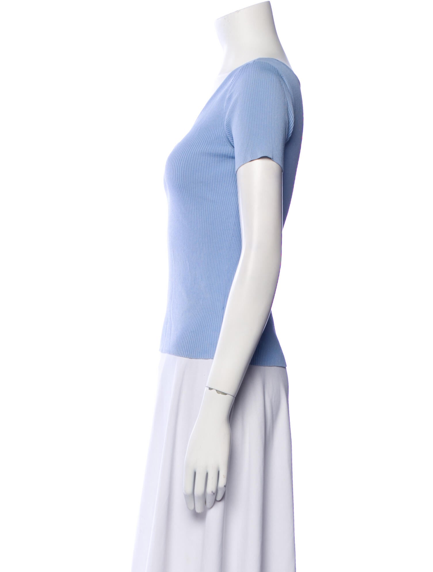 Sandro V-Neck Short Sleeve Top