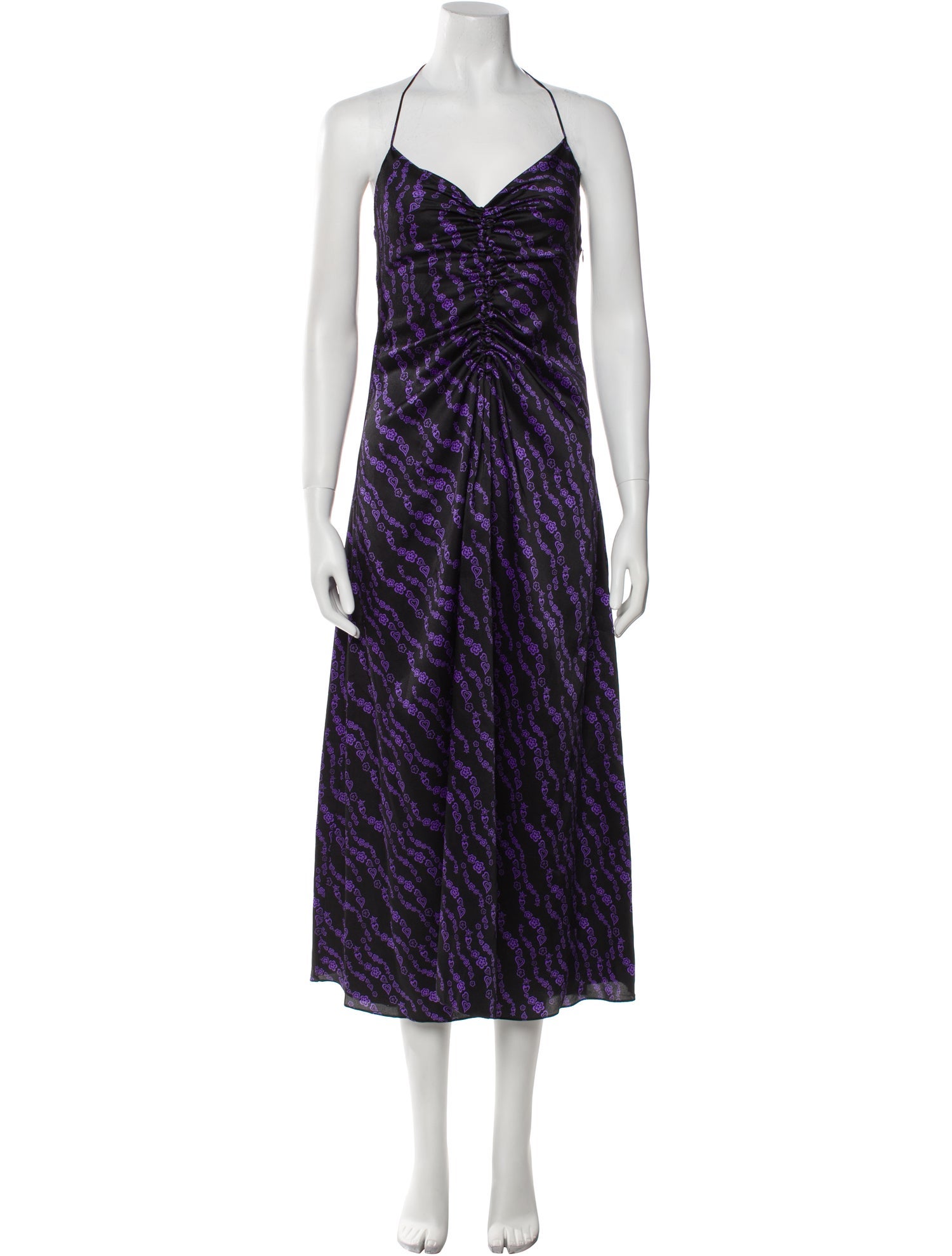 Sandro Printed Long Dress w/ Tags