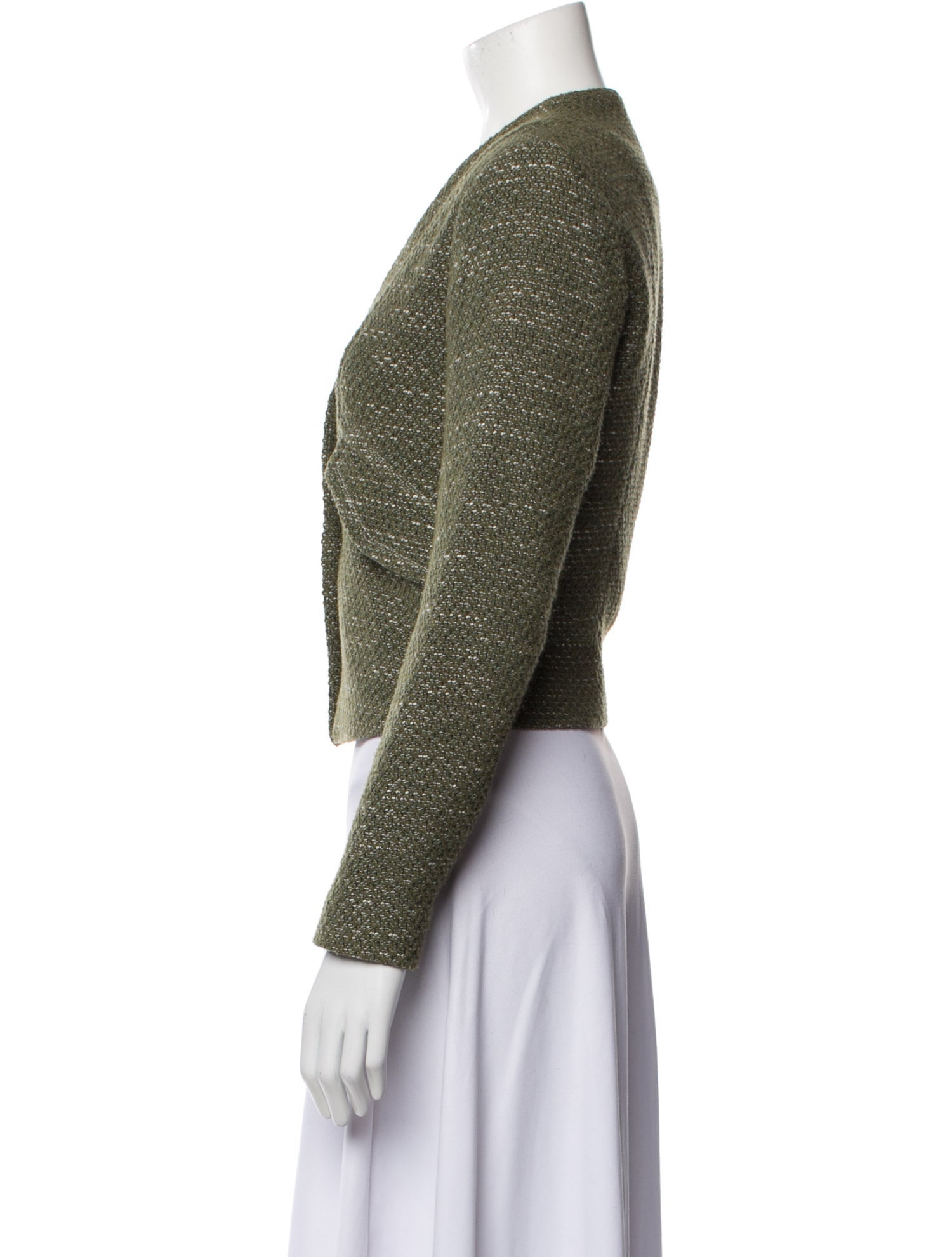 Sandro Tweed Pattern Evening Jacket