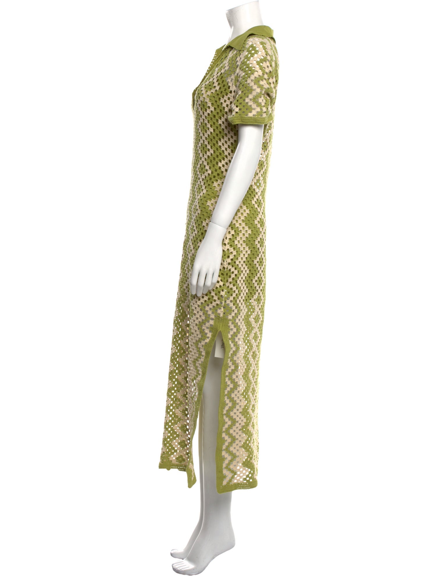 Sandro Printed Long Dress