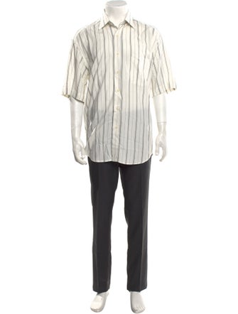 Sandro Striped Short Sleeve Shirt