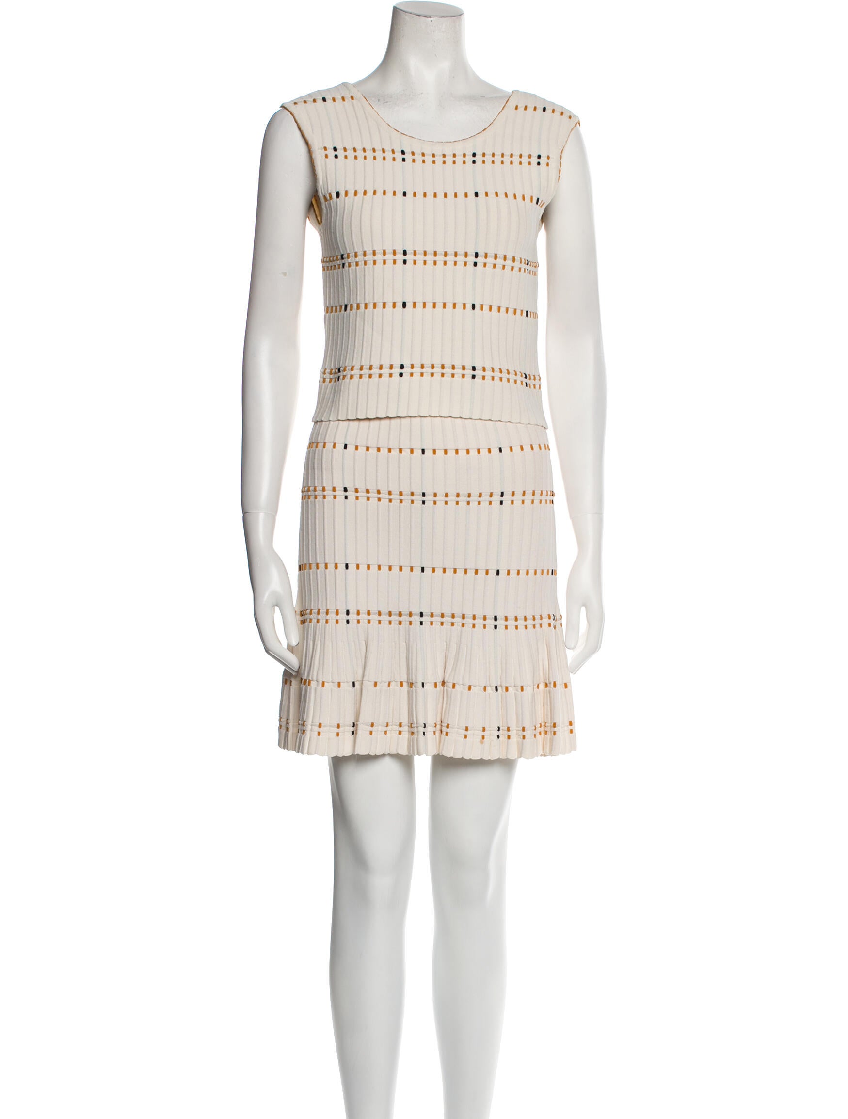 Sandro Striped Skirt Set