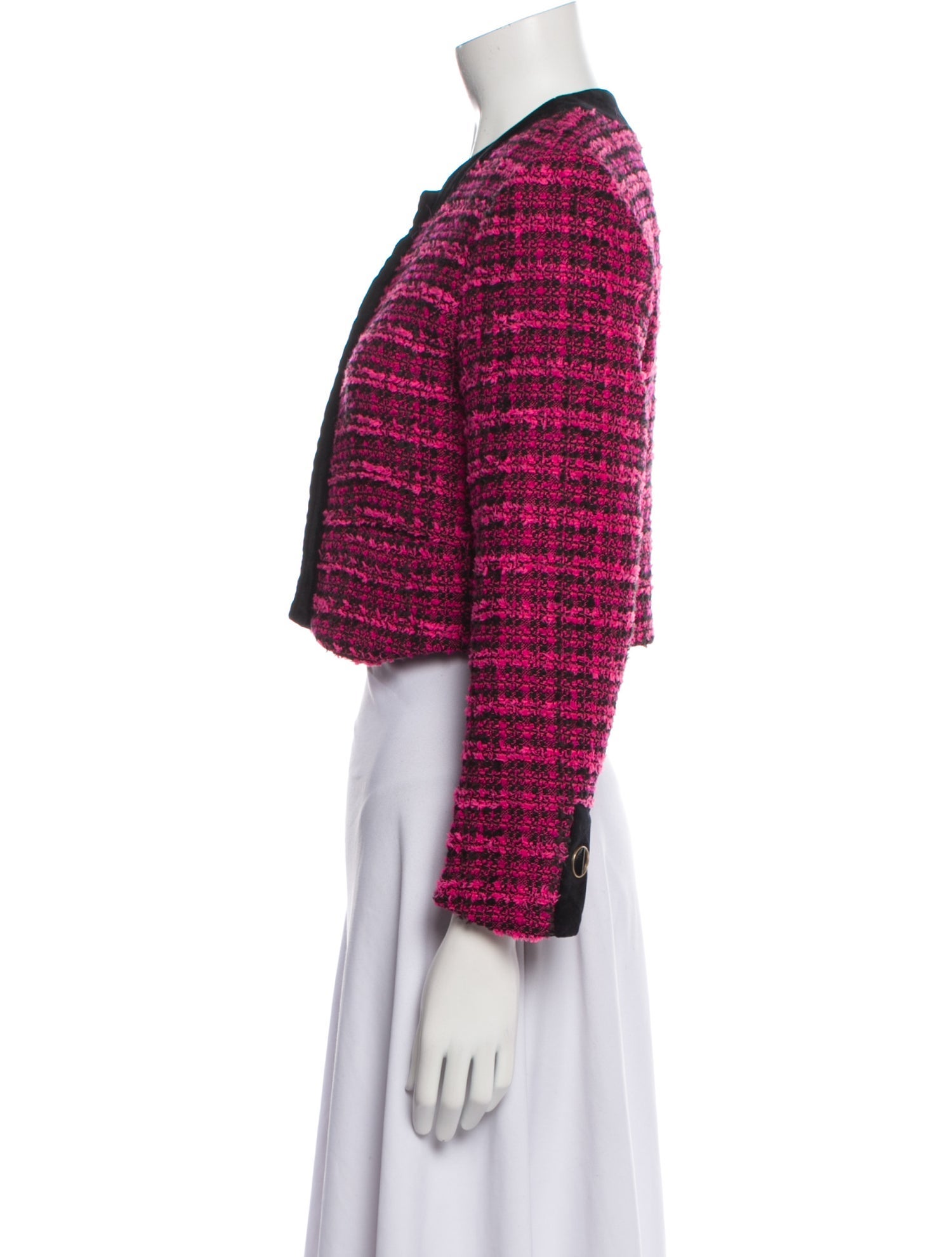 Sandro Tweed Pattern Evening Jacket