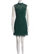 Sandro Lace Pattern Mini Dress