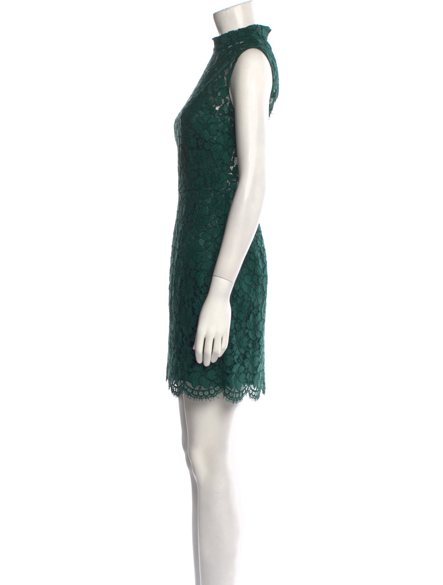 Sandro Lace Pattern Mini Dress