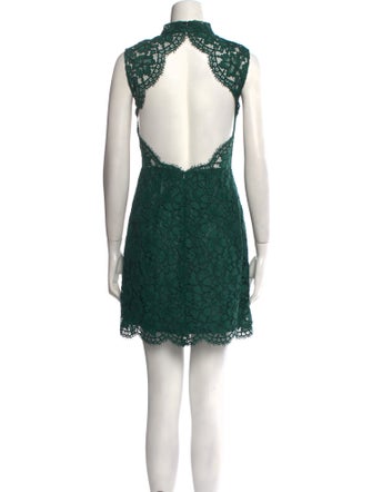 Sandro Lace Pattern Mini Dress