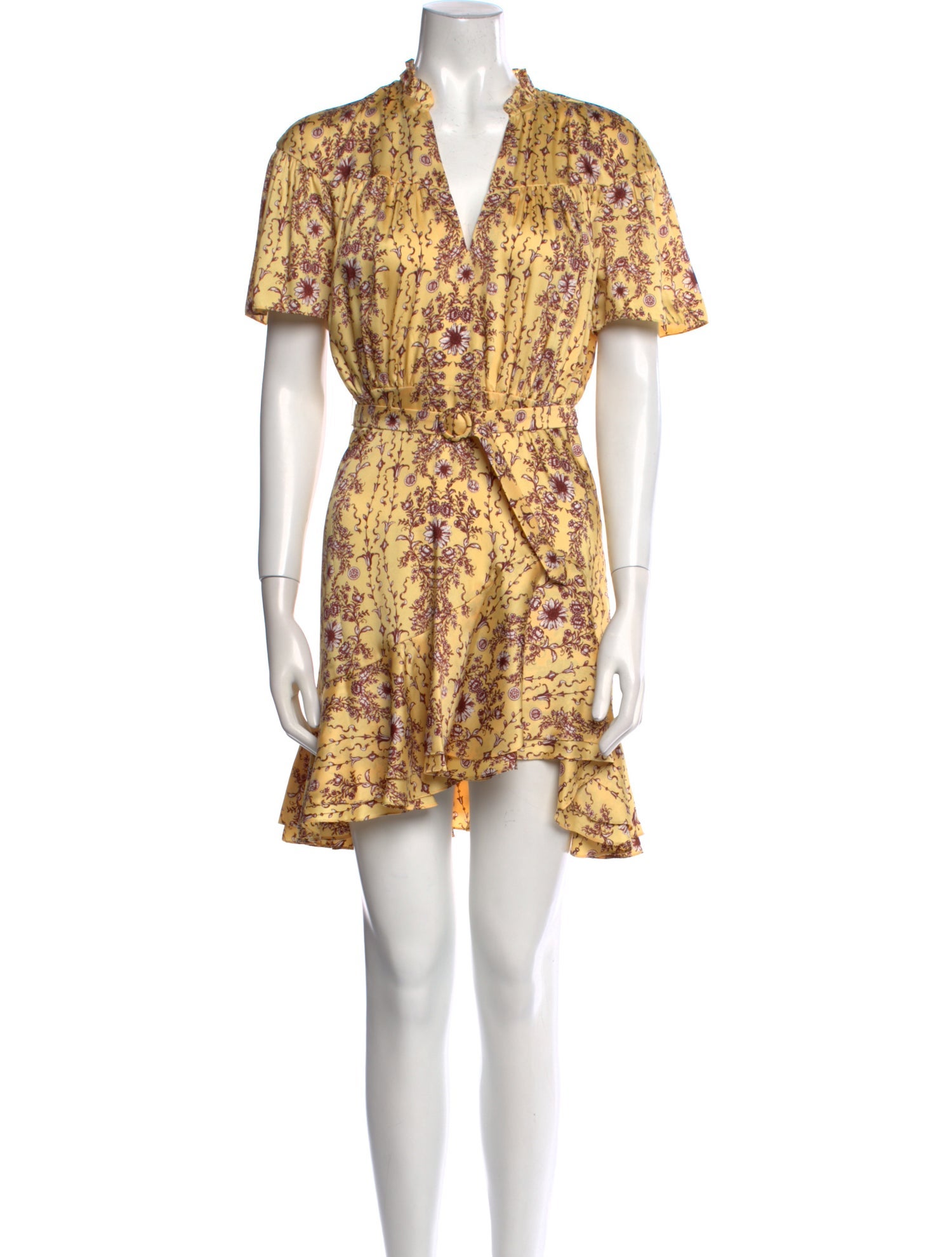 Sandro Floral Print Mini Dress w/ Tags