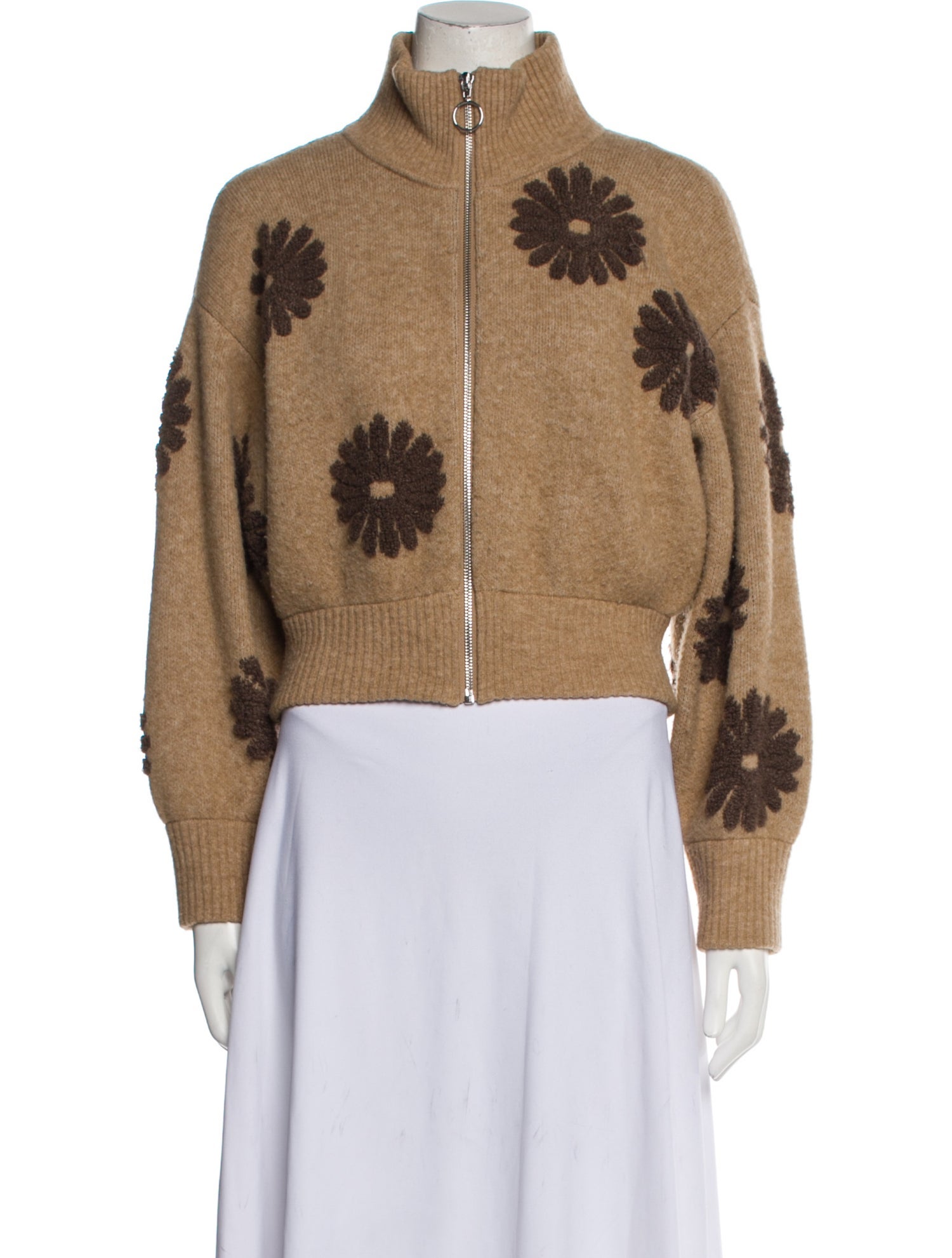 Sandro Printed Bomber Jacket