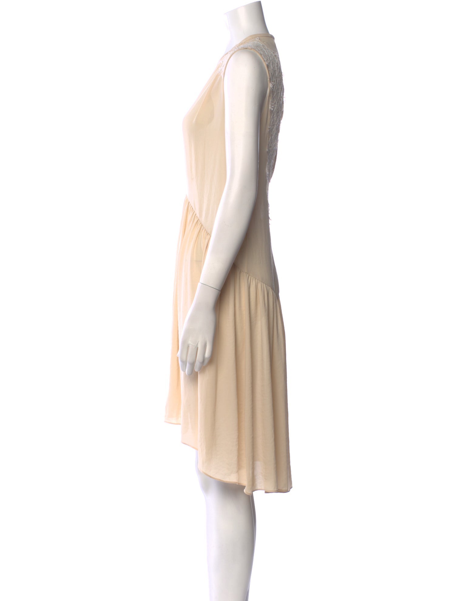 Sandro V-Neck Knee-Length Dress