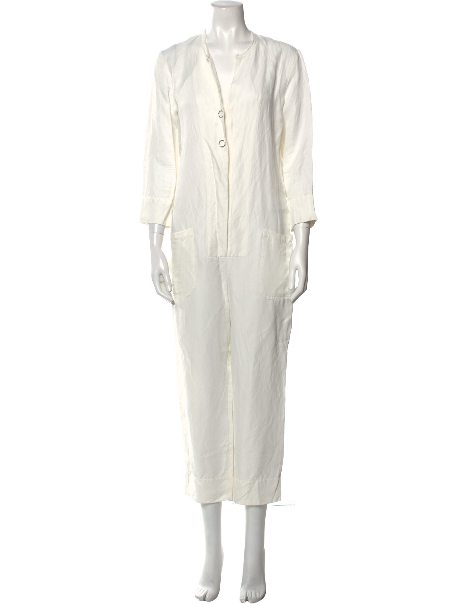 Sandro V-Neck Jumpsuit