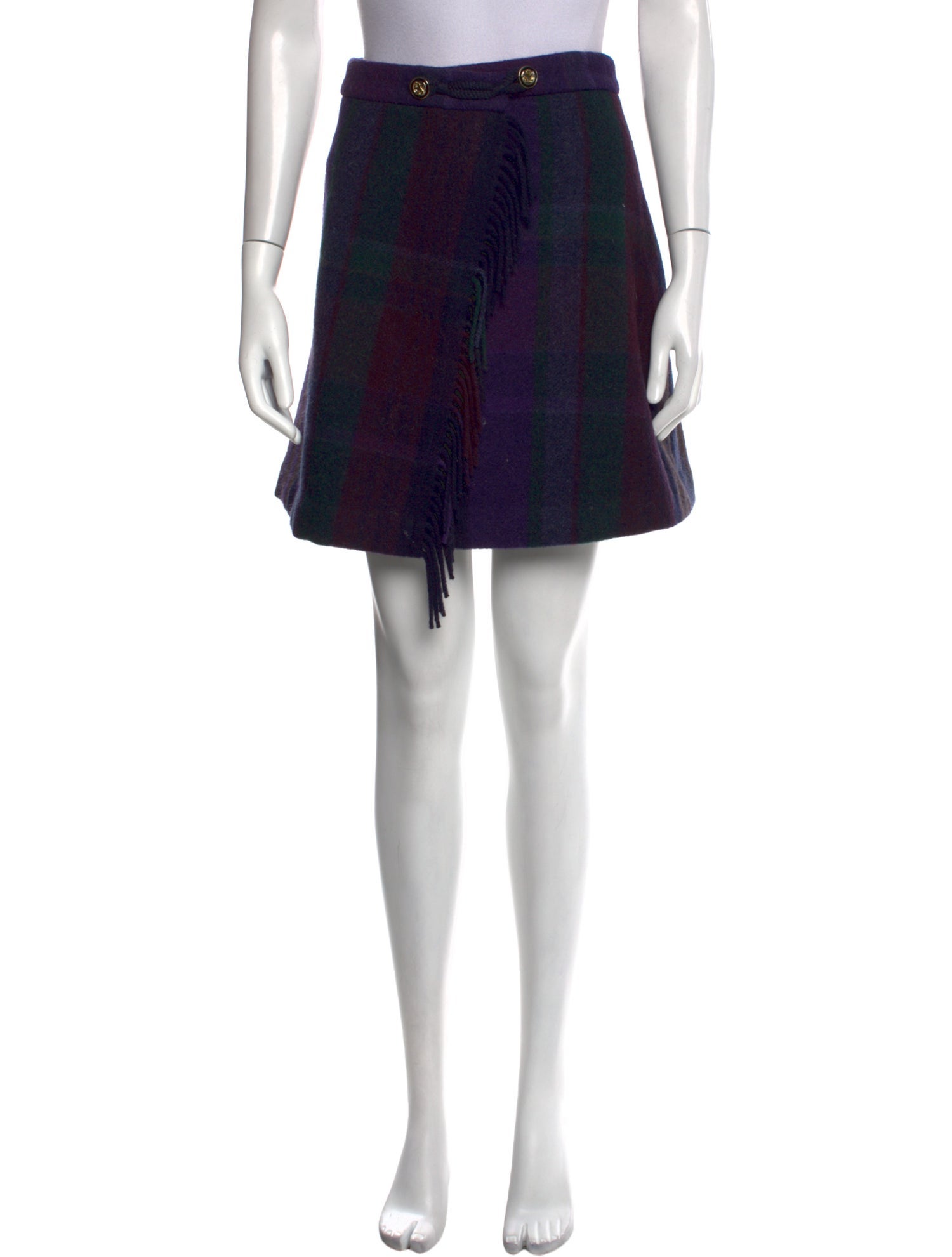Sandro Wool Mini Skirt