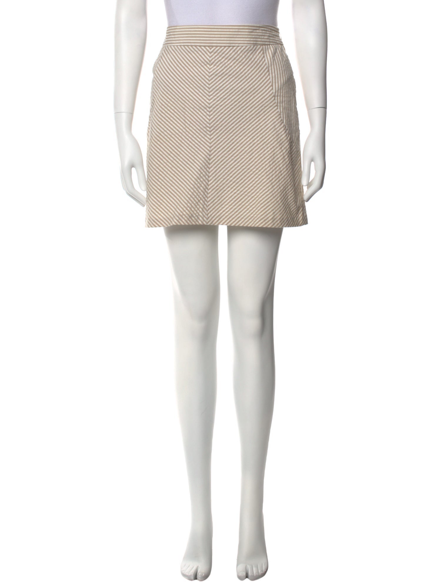 Sandro Striped Mini Skirt