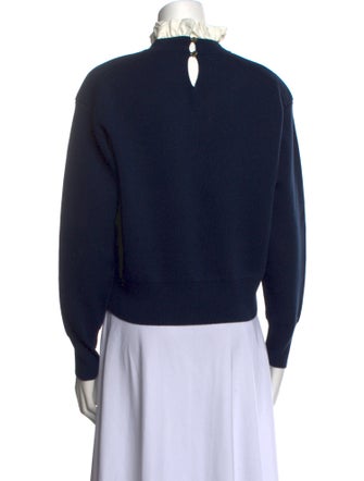 Sandro Mock Neck Long Sleeve Sweatshirt