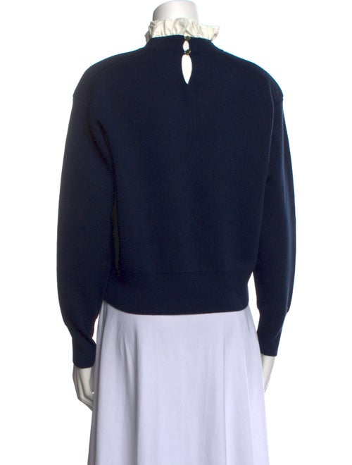 Sandro Mock Neck Long Sleeve Sweatshirt