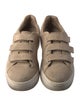 Sandro Suede Colorblock Pattern Sneakers