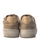 Sandro Suede Colorblock Pattern Sneakers