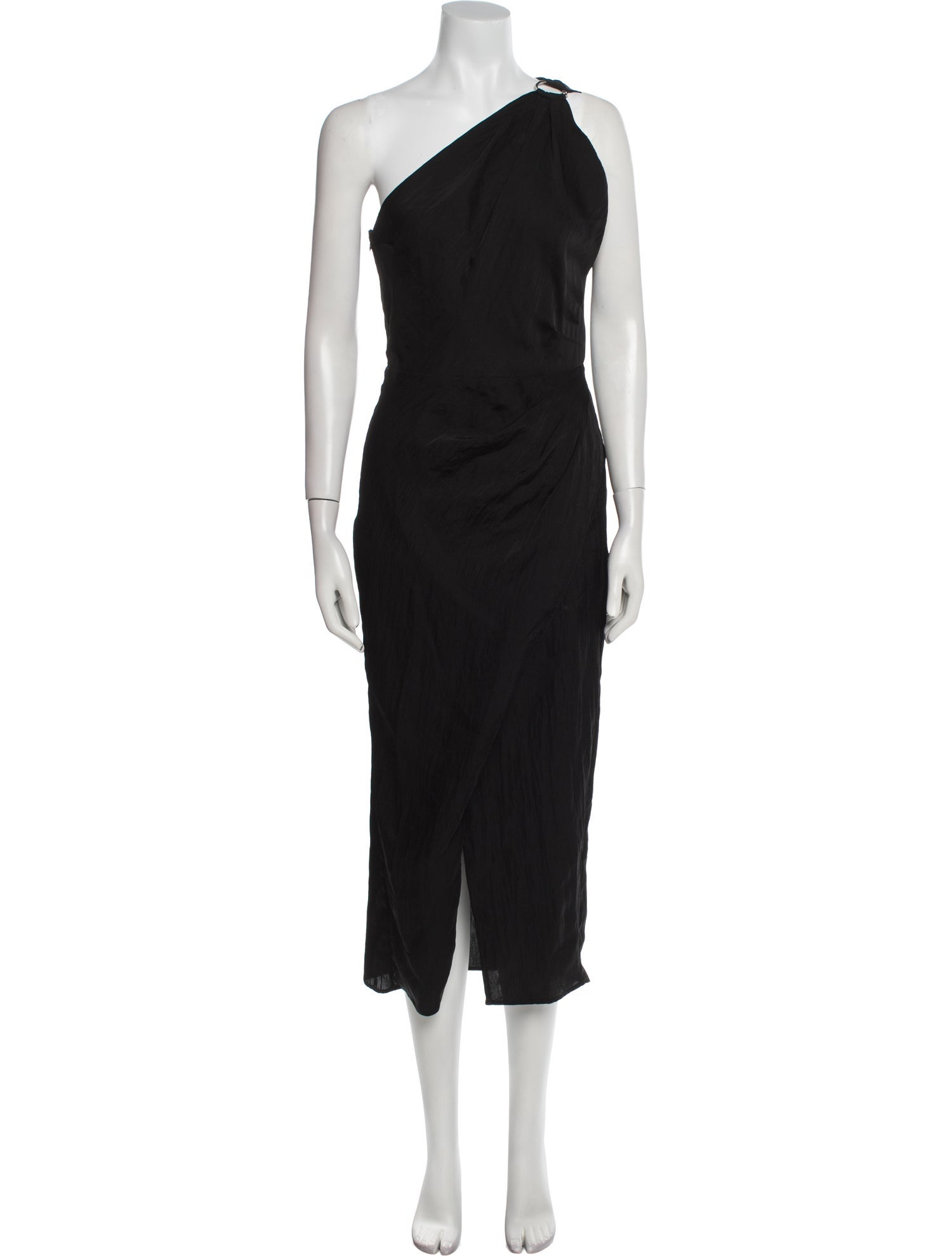 Sandro One-Shoulder Long Dress
