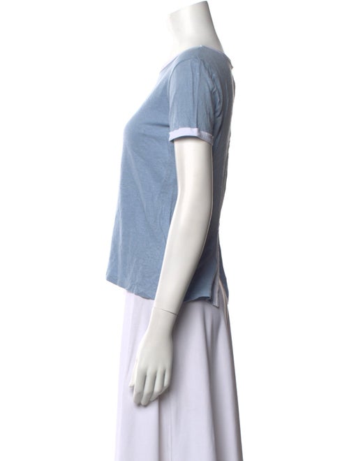 Sandro Linen Bateau Neckline T-Shirt