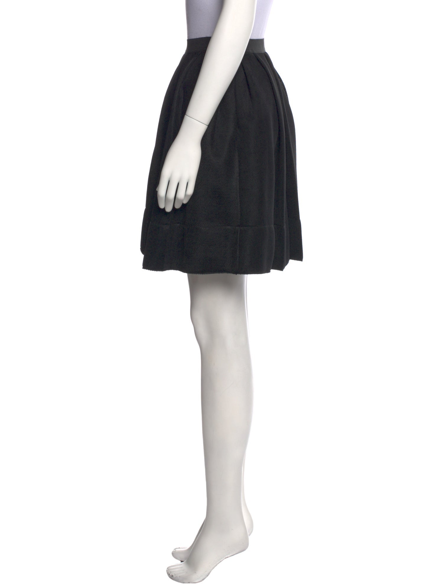 Sandro Scalloped Accent Knee-Length Skirt