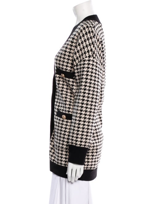 Sandro Houndstooth Print Coat