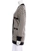 Sandro Houndstooth Print Coat
